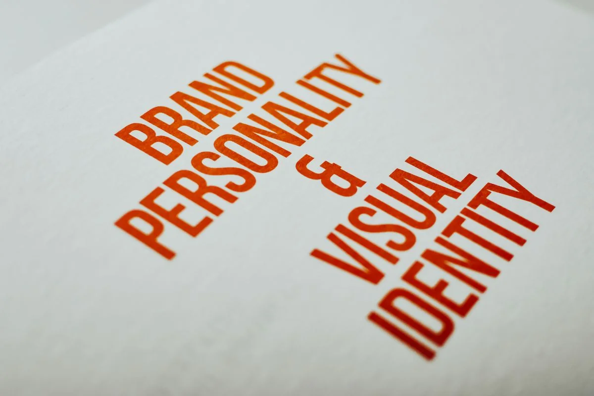 Brand Personality and Visual Identity study on paper
